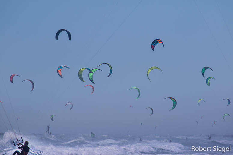 kitesurfing